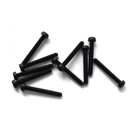 Tornillos cabeza plana Phillips M2 x 15 negro