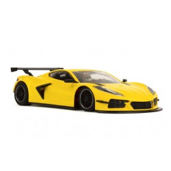Corvette C8R Test Car yellow