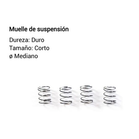 Muelle de suspensión duro - corto ø mediano