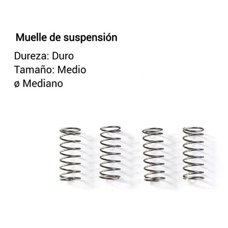 Muelle de suspensión duro - corto ø mediano