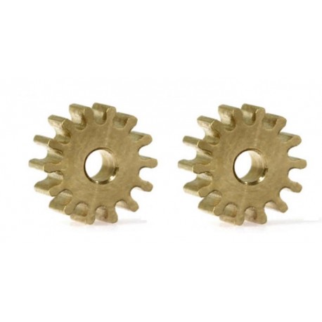 Piñon 14d. laton diametro 7.5mm