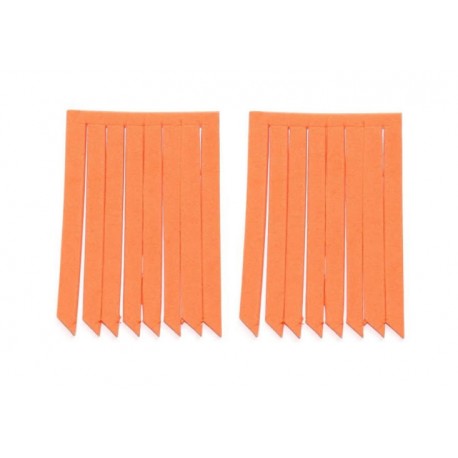 Tiras de espuma naranja 16u. para llantas UFO