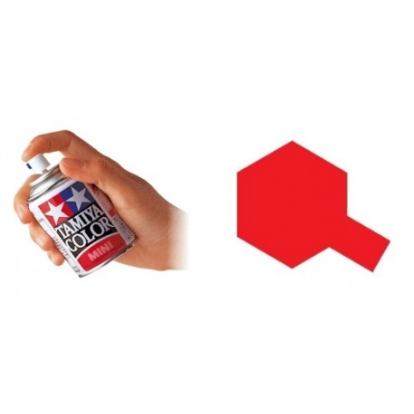 Pintura spray esmalte rojo italiano