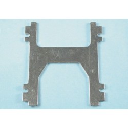 Soporte central en "H" de aluminio