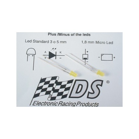 Led amarillo 3mm.