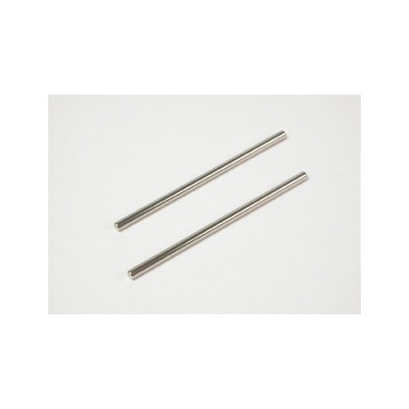 2 x eje de acero 50mm.