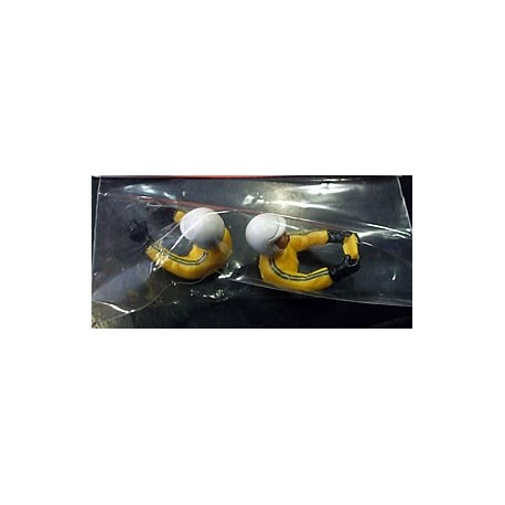 Par bustos piloto y copiloto