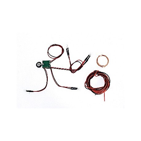 Kit luces permanentes delanteras + posteriores con efecto freno