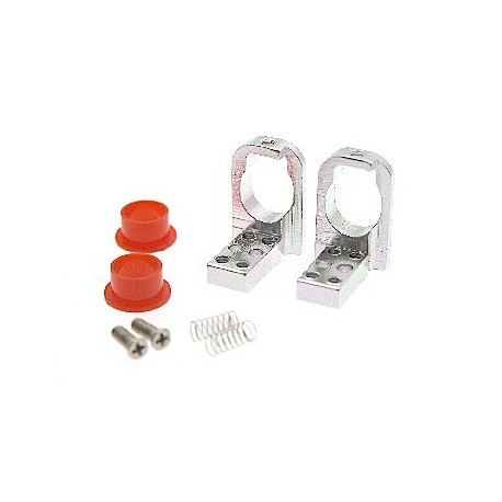 Soporte eje altura 8mm. con suspension.