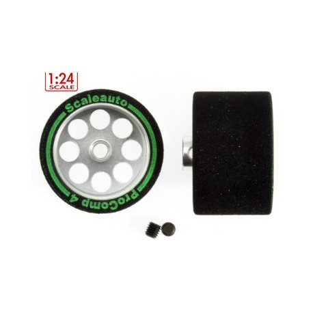 Rueda esp. 24.5x13mm, llanta 19mm. 