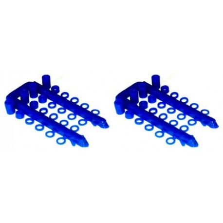 Separadores con plastico de nylon 3/32(2.38mm)