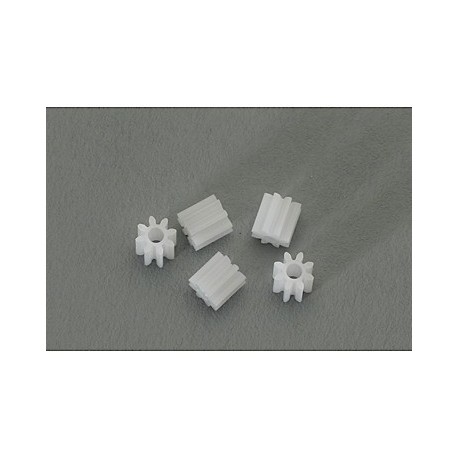 5 x piñones 8d. de nylon M50 diametro 5mm.