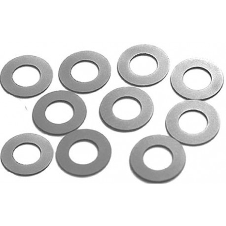 10 x Separadores guia 1/32 acero inox. 0.13mm