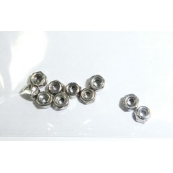 10 x Tuercas autoblocantes M2