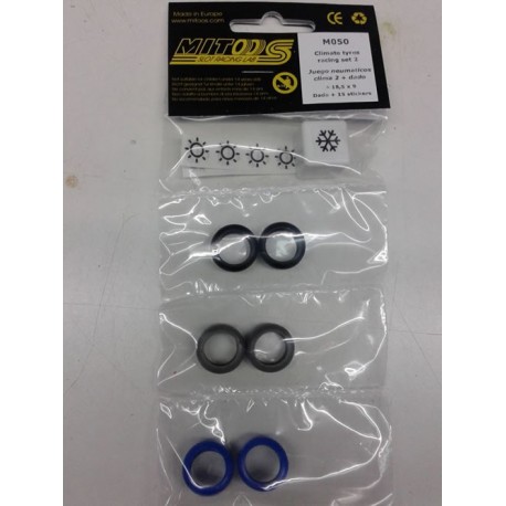 Juego neumaticos clima 2 + dado