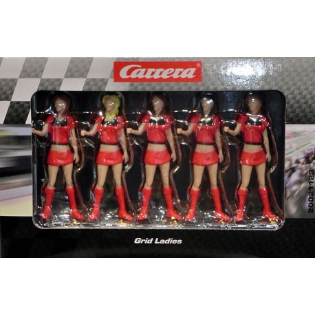 Chicas parrilla de salida