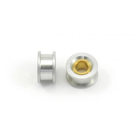 Cojinete aluminio doble pestaña