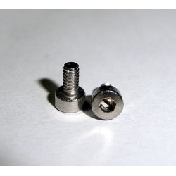 10 x Tornillos allen M2x4