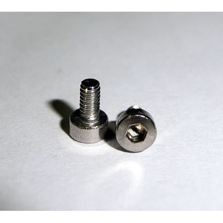 10 x Tornillos allen M2x4