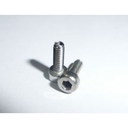 10 x Tornillos allen M2x6