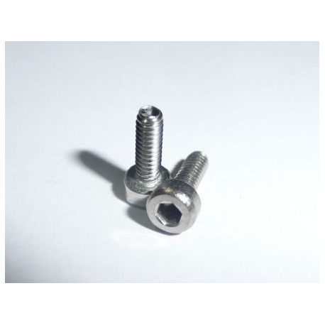 10 x Tornillos allen M2x6