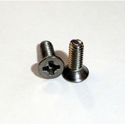 10x Tornillo Phillips conico M2x6