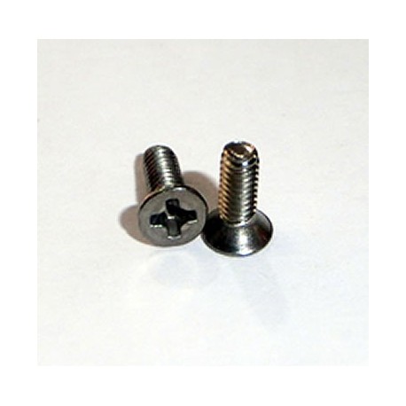10x Tornillo Phillips conico M2x6