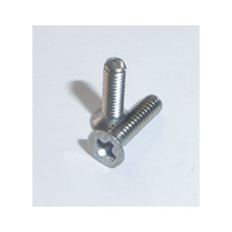 10 x tornillos Phillis conico M2x8