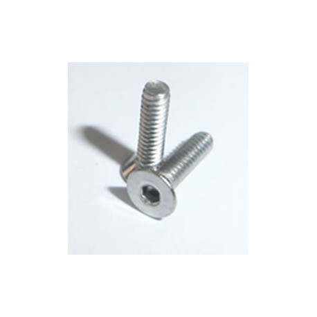 10 x tornillo allen conico M2x8