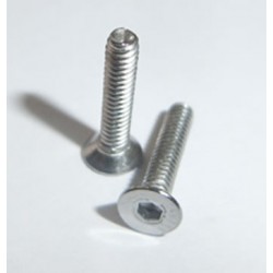 10 x tornillo allen conico M2x10