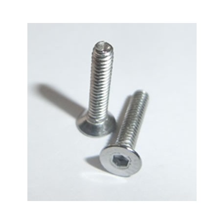 10 x tornillo allen conico M2x10
