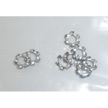 10 x arandelas de presion "estrella" M2