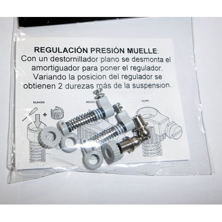 2 x Amortiguador EVO-A_L + cojinete rotula