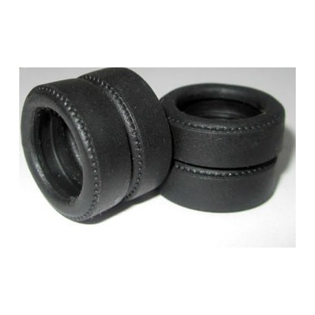 4 x Neumaticos Clasicos lisos 20x6mm medium