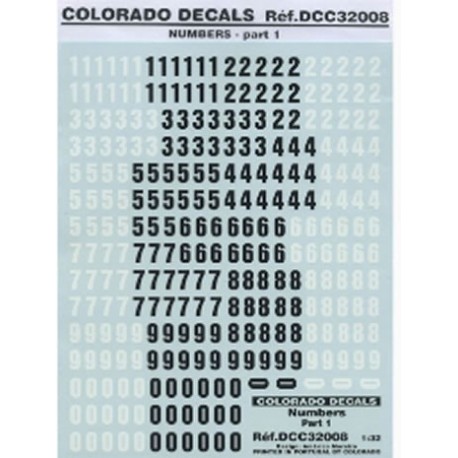 Calca numeros blanco y negros