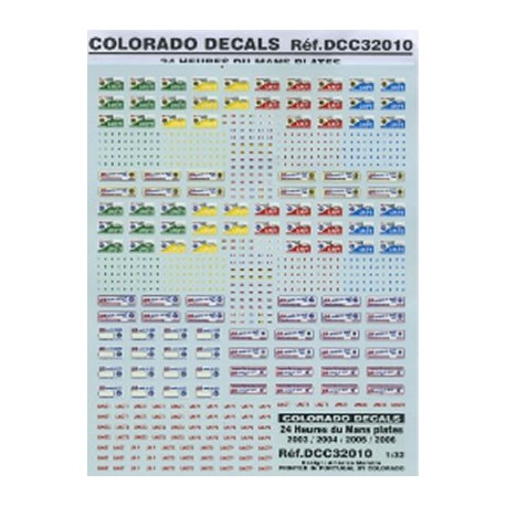 Calcas Placas 24h Le Mans 1/32