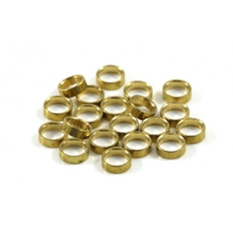 Separadores 1mm eje 3/32 bronce