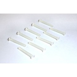 10 x Tornillos de nylon conicos phillips M2x15