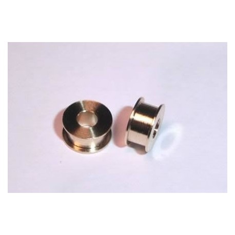 2 x Cojinetes standard doble pestaña