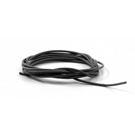 Cable 0.9mm negro siliconado