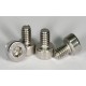 20 tornillos inox. allen M2 x 4