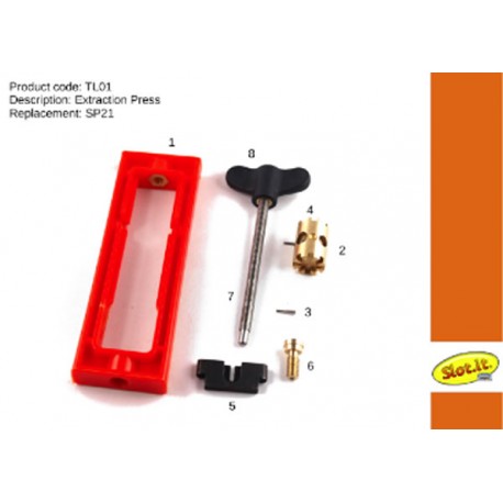 Extractor colocador de piñones