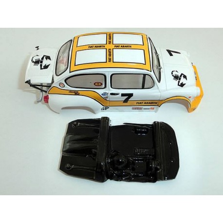 Lexan velocidad Abarth 600 1000 TCR compatible SCX