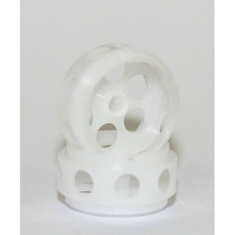 Llanta Universal Nylon 15.8 x 8mm 0.37gr. para eje 2.38mm (3/32")