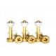 Kit Tornillo suspension laton M2 x 11mm + tuerca aluminio