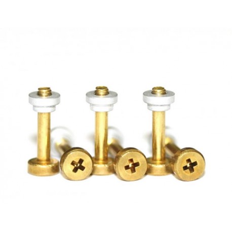 Kit Tornillo suspension laton M2 x 11mm + tuerca aluminio