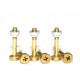 Kit tornillo suspension laton M2 x 13 + tuerca aluminio