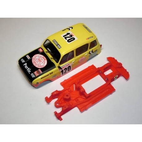 Chasis Renault 4 Block Lineal EVO compatible Scalextric