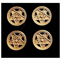 Tapacubos Type F-GTO 15.9mm Silver