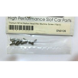 Tornillos Torx titanium M2x6 PN Racing